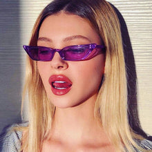 Load image into Gallery viewer, Candy Color Narrow Cat Eye Sunglasses  - *Only Ships Within USA* - Sunglass Innovation®
