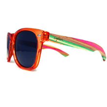Load image into Gallery viewer, Juicy Fruit Multi-Colored Bamboo Polarized Sunglasses with Case - *Only Ships Within USA* - Sunglass Innovation®
