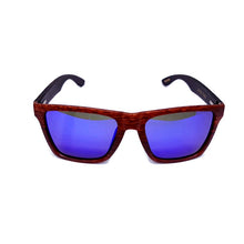 Load image into Gallery viewer, Bamboo Sunglasses With Blue Polarized Lenses - *Only Ships Within USA* - Sunglass Innovation®
