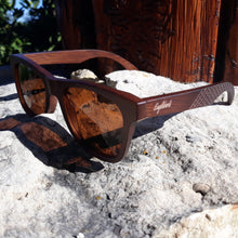 Load image into Gallery viewer, Sienna Wooden Sunglasses, Tea Colored Polarized Lenses. - *Only Ships Within USA* - Sunglass Innovation®
