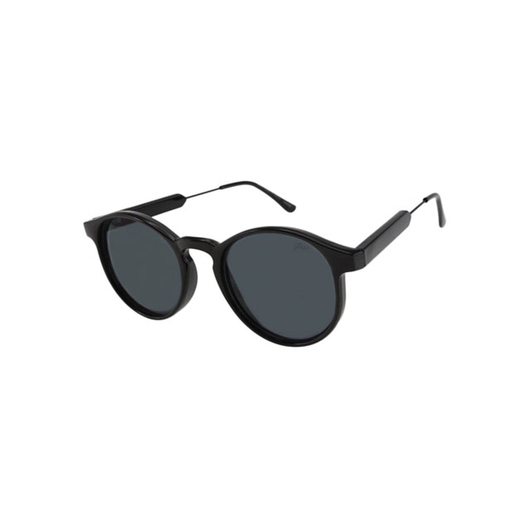 Retro Round Sunglasses in Triple Black - *Only Ships Within USA* - Sunglass Innovation®