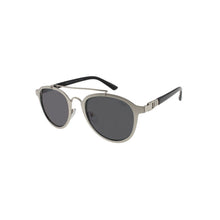 Load image into Gallery viewer, Oval Metal Matte Silver Sunglasses  - *Only Ships Within USA* - Sunglass Innovation®
