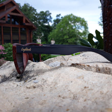 Load image into Gallery viewer, Bamboo Sunglasses With Blue Polarized Lenses - *Only Ships Within USA* - Sunglass Innovation®
