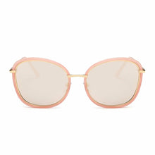 Load image into Gallery viewer, Pink Frame Round Cat Eye Sunglasses - *Only Ships Within USA* - Sunglass Innovation®
