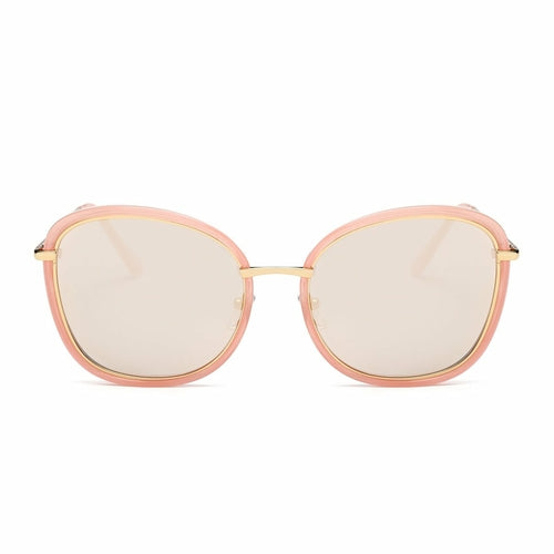 Pink Frame Round Cat Eye Sunglasses - *Only Ships Within USA* - Sunglass Innovation®