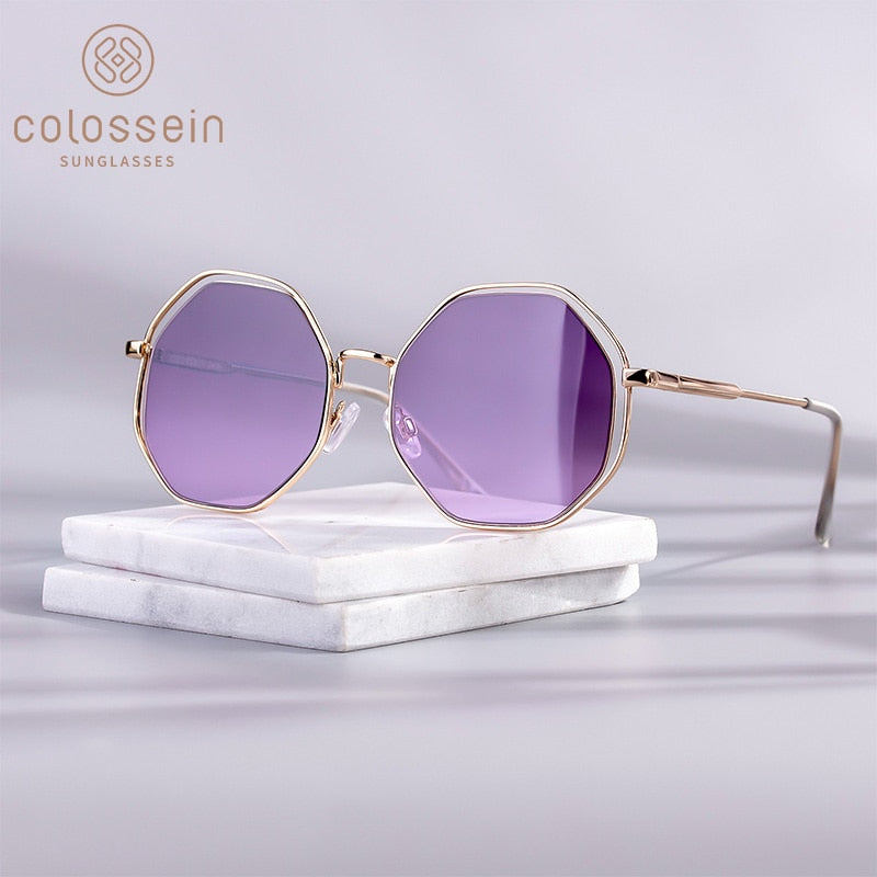 US Warehouse: Women's Classic Retro Fashion Frame Sunglasses. Metal Frame. UV400. - Sunglass Innovation®