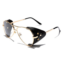 Load image into Gallery viewer, Unisex Fashion Pilot Leather Sunglasses - *Only Ships Within USA* - Sunglass Innovation®
