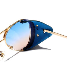 Load image into Gallery viewer, Unisex Fashion Pilot Leather Sunglasses - *Only Ships Within USA* - Sunglass Innovation®
