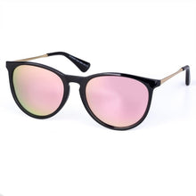 Load image into Gallery viewer, US Warehouse: Vintage Round Frame Mirror Leopard Cat Eye Sunglasses. Ultralight. UV400. - Sunglass Innovation®
