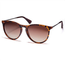 Load image into Gallery viewer, US Warehouse: Vintage Round Frame Mirror Leopard Cat Eye Sunglasses. Ultralight. UV400. - Sunglass Innovation®
