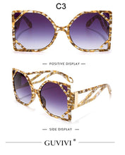 Load image into Gallery viewer, Women&#39;s Steampunk Square Oversized Sunglasses - *Only Ships Within USA* - Sunglass Innovation®
