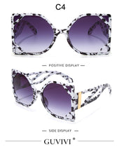 Load image into Gallery viewer, Women&#39;s Steampunk Square Oversized Sunglasses - *Only Ships Within USA* - Sunglass Innovation®
