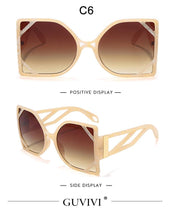 Load image into Gallery viewer, Women&#39;s Steampunk Square Oversized Sunglasses - *Only Ships Within USA* - Sunglass Innovation®
