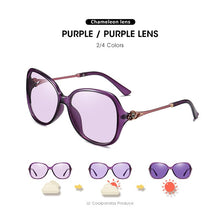 Load image into Gallery viewer, Women&#39;s Tinted Photochromic Polarized Driving Anti-glare Sunglasses - Sunglass Innovation®
