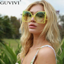 Load image into Gallery viewer, Women&#39;s Steampunk Square Oversized Sunglasses - *Only Ships Within USA* - Sunglass Innovation®
