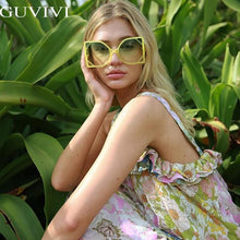 Load image into Gallery viewer, Women&#39;s Steampunk Square Oversized Sunglasses - *Only Ships Within USA* - Sunglass Innovation®
