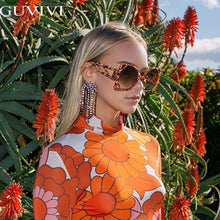 Load image into Gallery viewer, Women&#39;s Steampunk Square Oversized Sunglasses - *Only Ships Within USA* - Sunglass Innovation®

