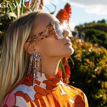 Load image into Gallery viewer, Women&#39;s Steampunk Square Oversized Sunglasses - *Only Ships Within USA* - Sunglass Innovation®
