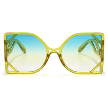 Load image into Gallery viewer, Women&#39;s Steampunk Square Oversized Sunglasses - *Only Ships Within USA* - Sunglass Innovation®
