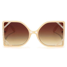 Load image into Gallery viewer, Women&#39;s Steampunk Square Oversized Sunglasses - *Only Ships Within USA* - Sunglass Innovation®
