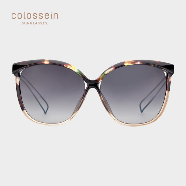 US Warehouse: Women's Cat Eye Fashion Tortoiseshell Sunglasses Metal Frame UV400 - Sunglass Innovation®