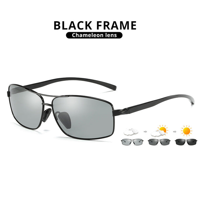 Unisex Polarized Photochromic Driving Sunglasses - Sunglass Innovation®