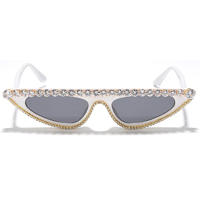 Women's Retro Rhinestone Cat Eye Sunglasses - Sunglass Innovation®