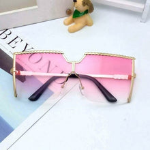 Load image into Gallery viewer, Oversized Square Sunglasses Vintage Alloy Frame - *Only Ships Within USA* - Sunglass Innovation®
