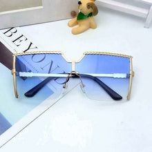 Load image into Gallery viewer, Oversized Square Sunglasses Vintage Alloy Frame - *Only Ships Within USA* - Sunglass Innovation®
