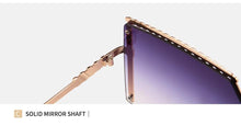 Load image into Gallery viewer, Oversized Square Sunglasses Vintage Alloy Frame - *Only Ships Within USA* - Sunglass Innovation®
