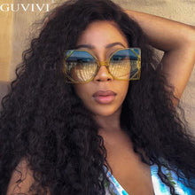 Load image into Gallery viewer, Women&#39;s Steampunk Square Oversized Sunglasses - *Only Ships Within USA* - Sunglass Innovation®
