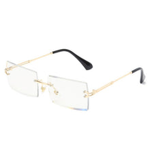 Load image into Gallery viewer, Women&#39;s Rimless Fashion Small Rectangle Sunglasses. UV400 - Sunglass Innovation®
