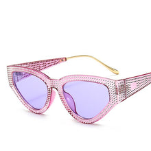 Load image into Gallery viewer, Women&#39;s Luxury Rhinestone Cat Eye Sunglasses - Sunglass Innovation®
