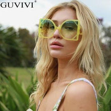 Load image into Gallery viewer, Women&#39;s Steampunk Square Oversized Sunglasses - *Only Ships Within USA* - Sunglass Innovation®
