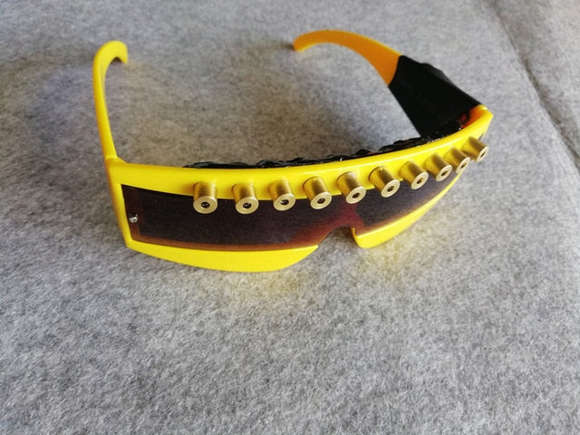 Red Laser Flashing Luminescent LED Party Sunglasses - Sunglass Innovation®