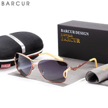 Load image into Gallery viewer, Women&#39;s Oversized Gradient Fashion Sunglasses - Sunglass Innovation®
