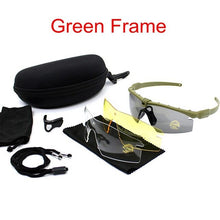 Load image into Gallery viewer, Men&#39;s Tactical Sports Sunglasses Sunglasses. UV400. 3 Lens. - Sunglass Innovation®
