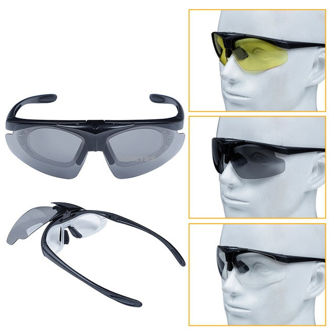 Tactical Flip-up Lens Sports Sunglasses. UV Protection. - Sunglass Innovation®