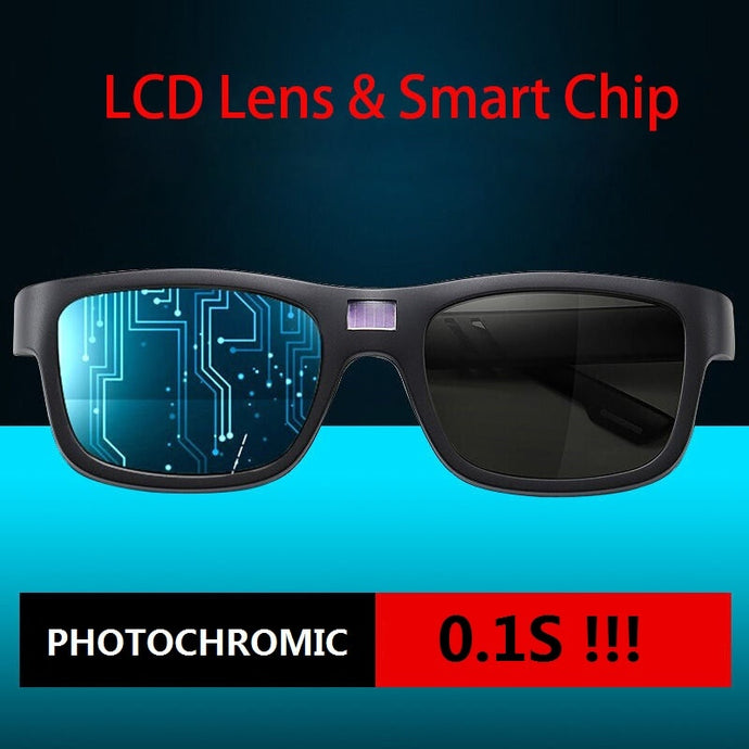 Intelligent 0.1s Photochromic Sunglasses. Polarized LCD Lens. Smart Chip. - Sunglass Innovation®
