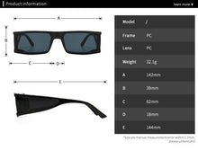 Load image into Gallery viewer, Women&#39;s Narrow Rectangle Sunglasses - *Only Ships Within USA* - Sunglass Innovation®
