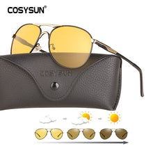Load image into Gallery viewer, Men&#39;s Polarized Pilot Driving Photochromic Sunglasses. - Sunglass Innovation®
