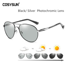 Load image into Gallery viewer, Men&#39;s Polarized Pilot Driving Photochromic Sunglasses. - Sunglass Innovation®
