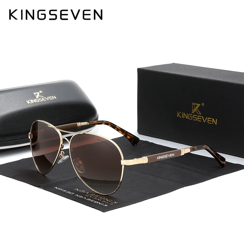 Titanium Alloy Men's Polarized Pilot Mirrored Sunglasses - Sunglass Innovation®