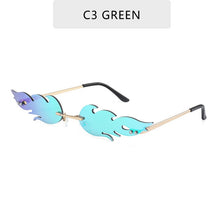 Load image into Gallery viewer, Rimless Fashion Fire Flame Sunglasses - Sunglass Innovation®
