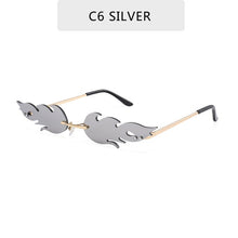 Load image into Gallery viewer, Rimless Fashion Fire Flame Sunglasses - Sunglass Innovation®
