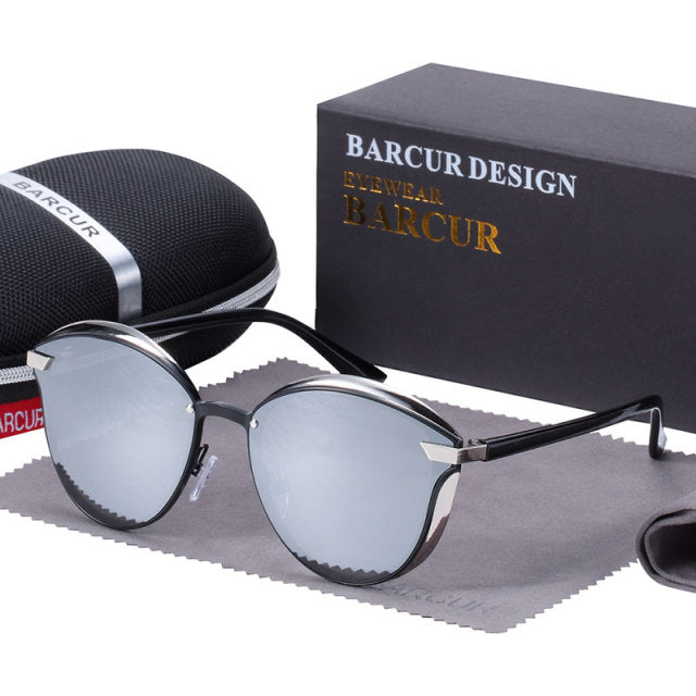 Women's Luxury Round Polarized Sunglasses - Sunglass Innovation®