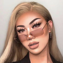 Load image into Gallery viewer, Luxury Polarized Rimless Rectangle Sunglasses - Sunglass Innovation®
