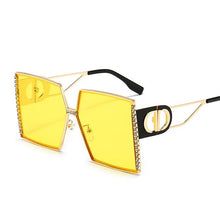 Load image into Gallery viewer, Women&#39;s Oversized Luxury Fashion Rhinestone Sunglasses - Sunglass Innovation®
