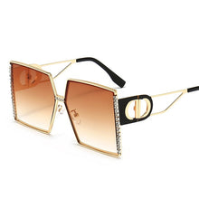 Load image into Gallery viewer, Women&#39;s Oversized Luxury Fashion Rhinestone Sunglasses - Sunglass Innovation®
