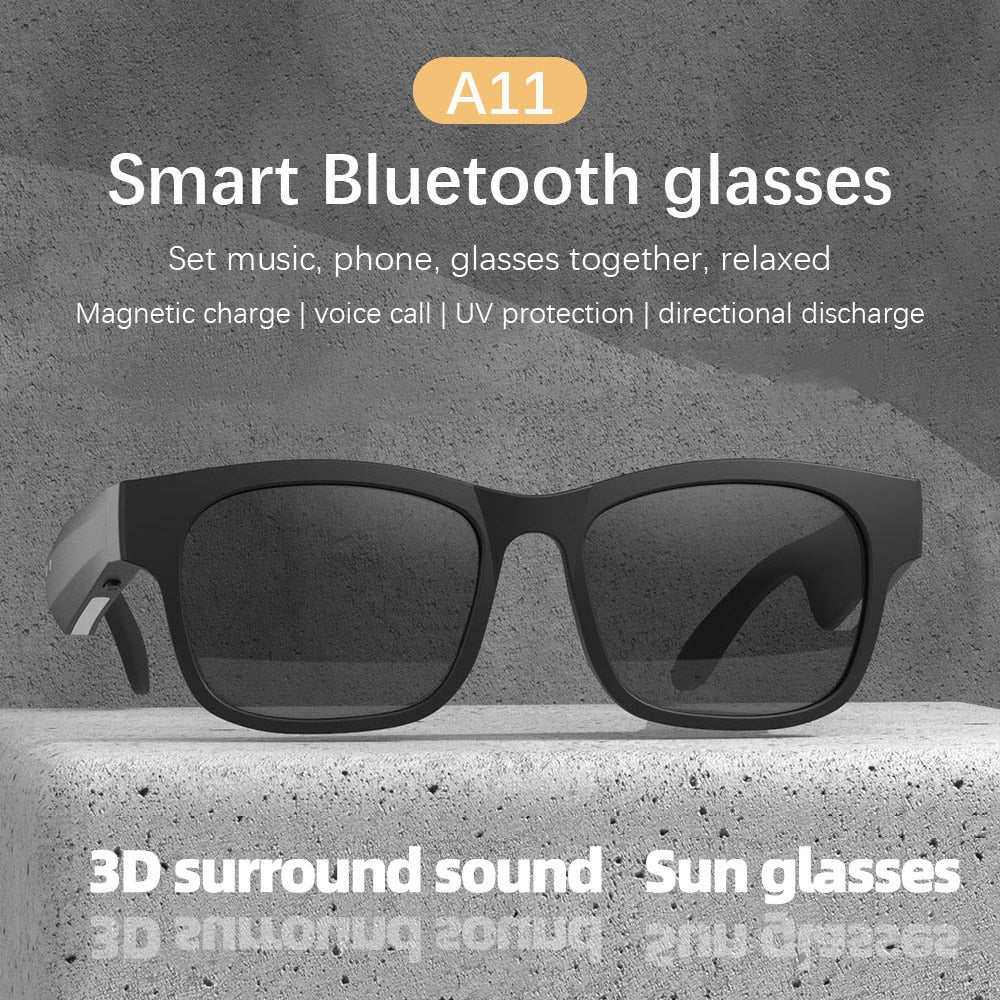 Wireless Bluetooth Smart Sports Sunglasses. 3D Surround Sound. - Sunglass Innovation®